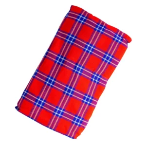 Blue and Red Maasai Shuka