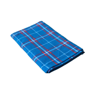Checked Red and Blue Maasai Shuka