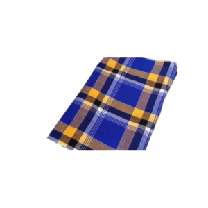 Checked Royal Blue Maasai Shuka