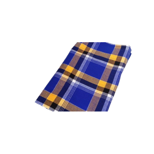 Checked Royal Blue Maasai Shuka